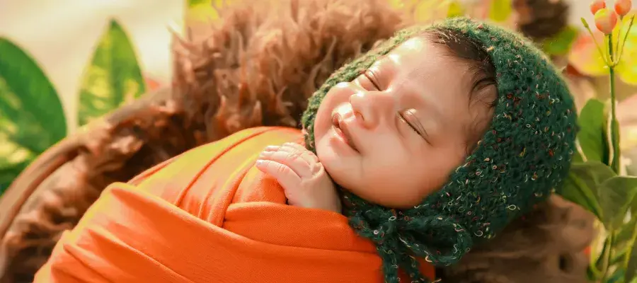 Springtime baby